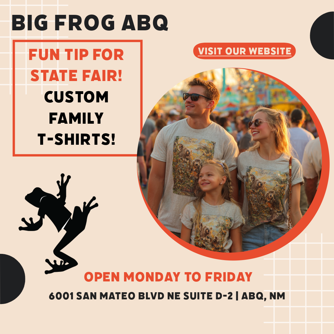 Headed to the New Mexico State Fair this week? - Big Frog Custom T ...