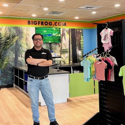 Horacio Ochoa, Owner of Big Frog Custom T-Shirts & More of Northwest Austin, Texas