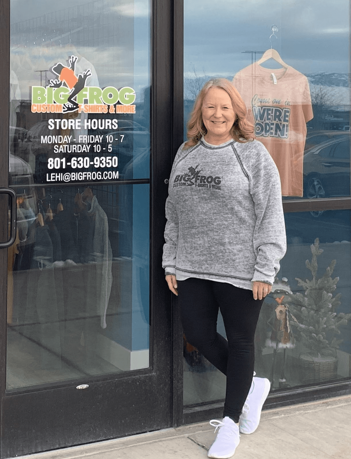Big Frog Custom T-shirts & More of Salt Lake City/Lehi Owner Nancy Provolt