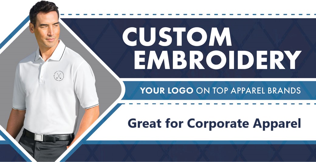Image of Custom Embroidered Polos for Independence businesses