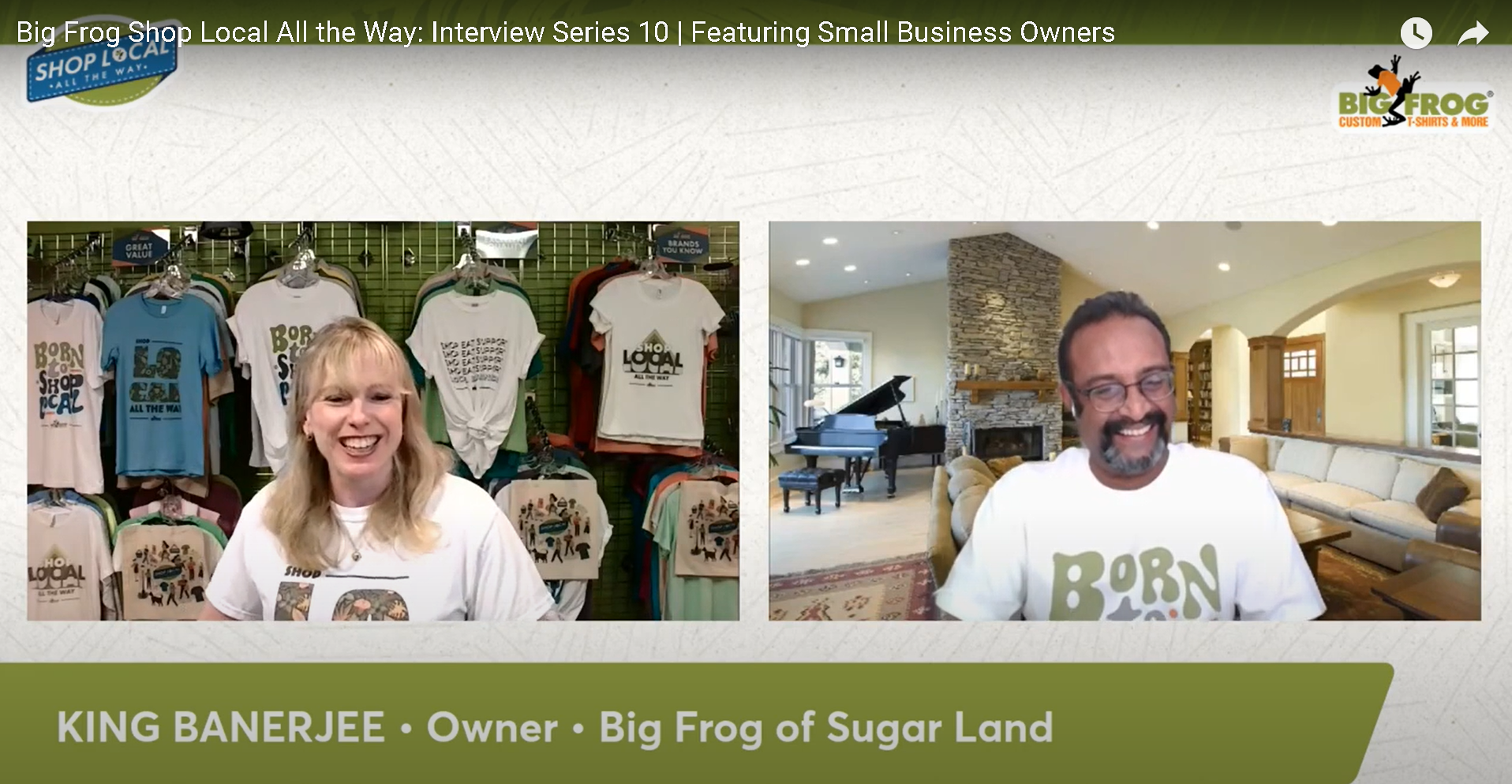 Shop Local Big Frog of Sugar Land
