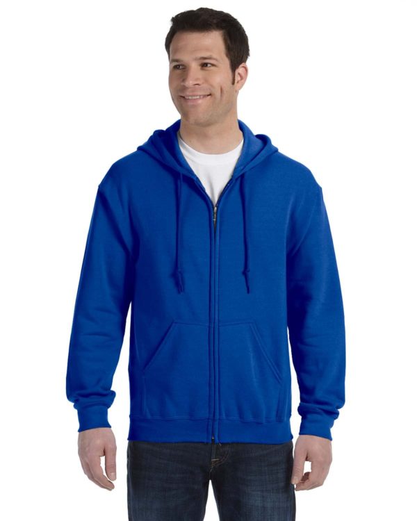 Gildan 50/50 Zippered Hoodie – G186 - Big Frog