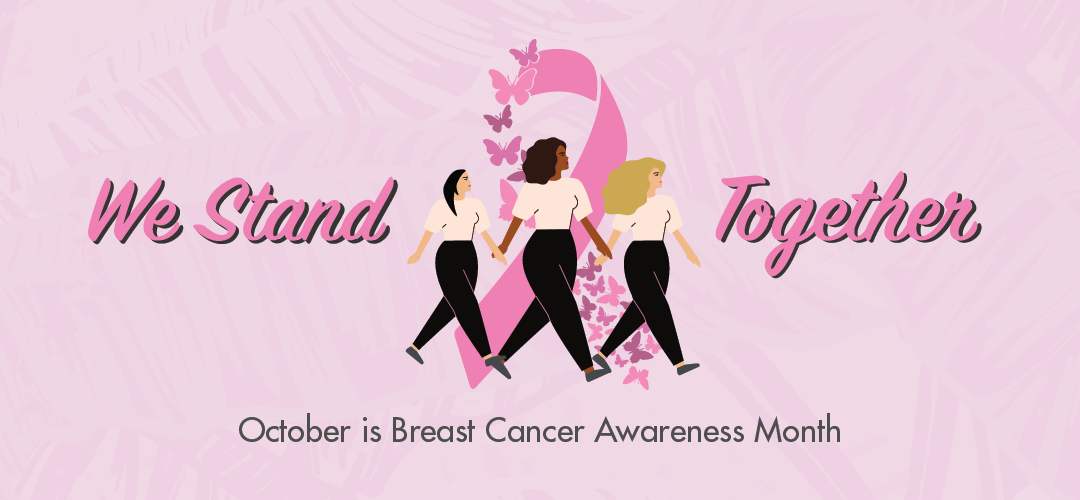 Image of We stand together. Image of three lady's walking together