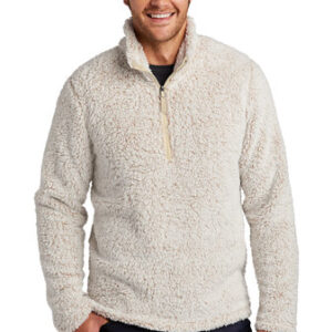 Port Authority® Cozy 1/4-Zip Fleece in white