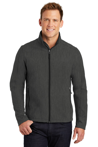 Port Authority® Core Soft Shell Jacket in Charcoal Black