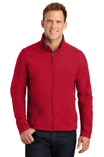 Port Authority® Core Soft Shell Jacket in Rich Red
