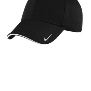 Nike Dri FIT Stretch Mesh Bill Cap in Black White