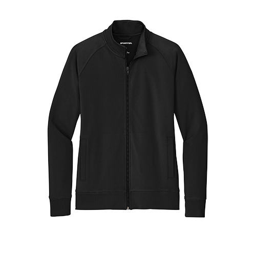 Sport tek ladies tricot track jacket clearance