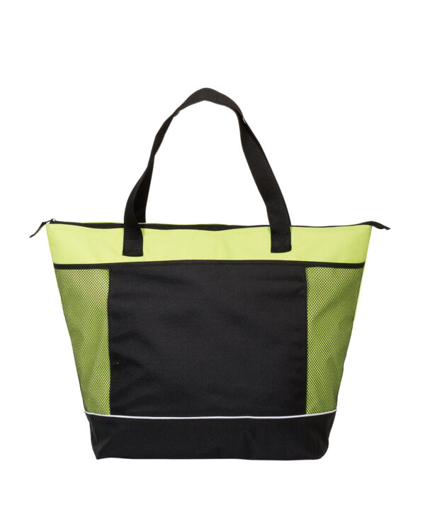 Lime Green Prime Line Porter Shopping Cooler Tote Bag - LT-3073