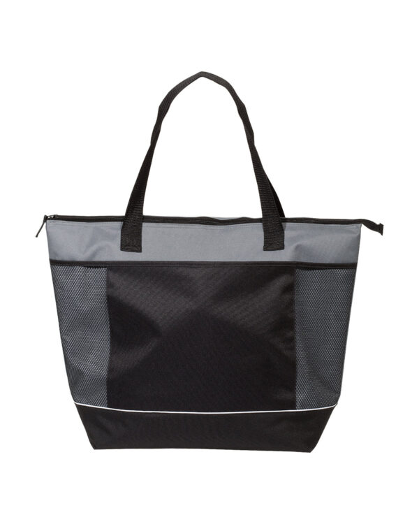 Grey Prime Line Porter Shopping Cooler Tote Bag