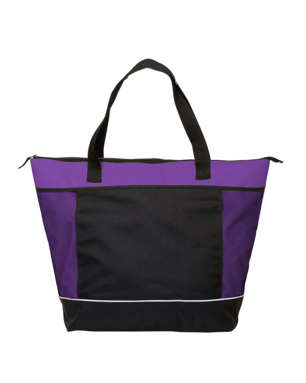 Purple Prime Line Porter Shopping Cooler Tote Bag - LT-3073