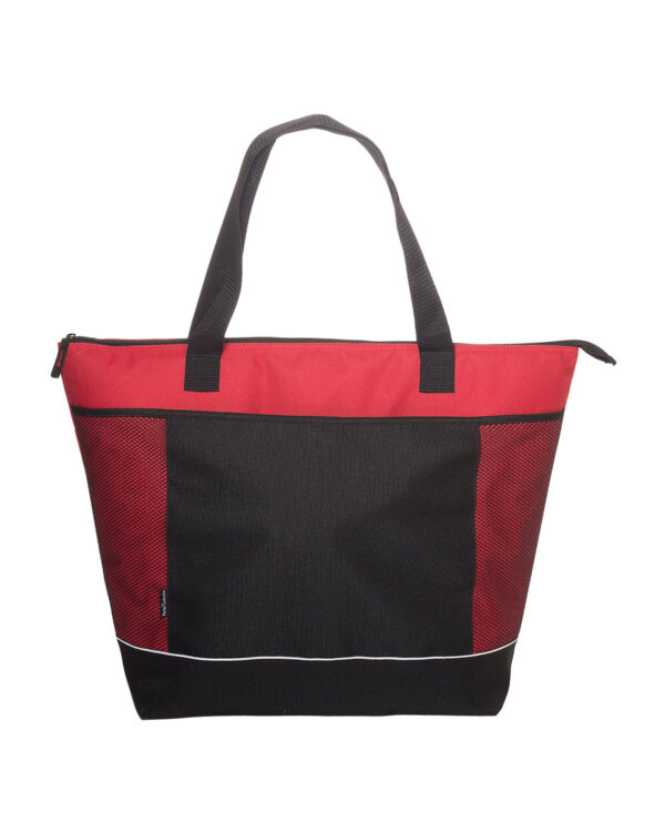 Red Prime Line Porter Shopping Cooler Tote Bag - LT-3073