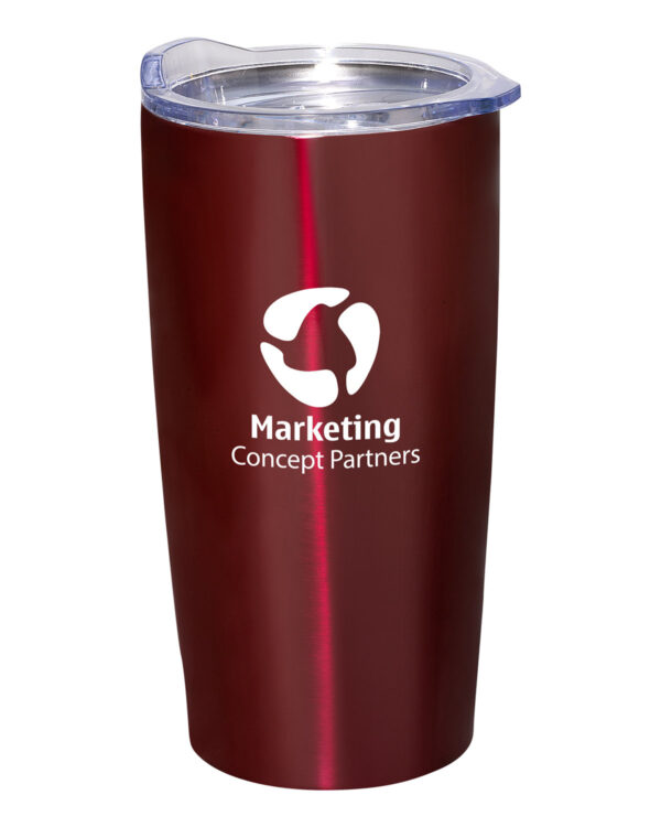 Burgundy Prime Line 20oz Emperor Vacuum Tumbler - MG685