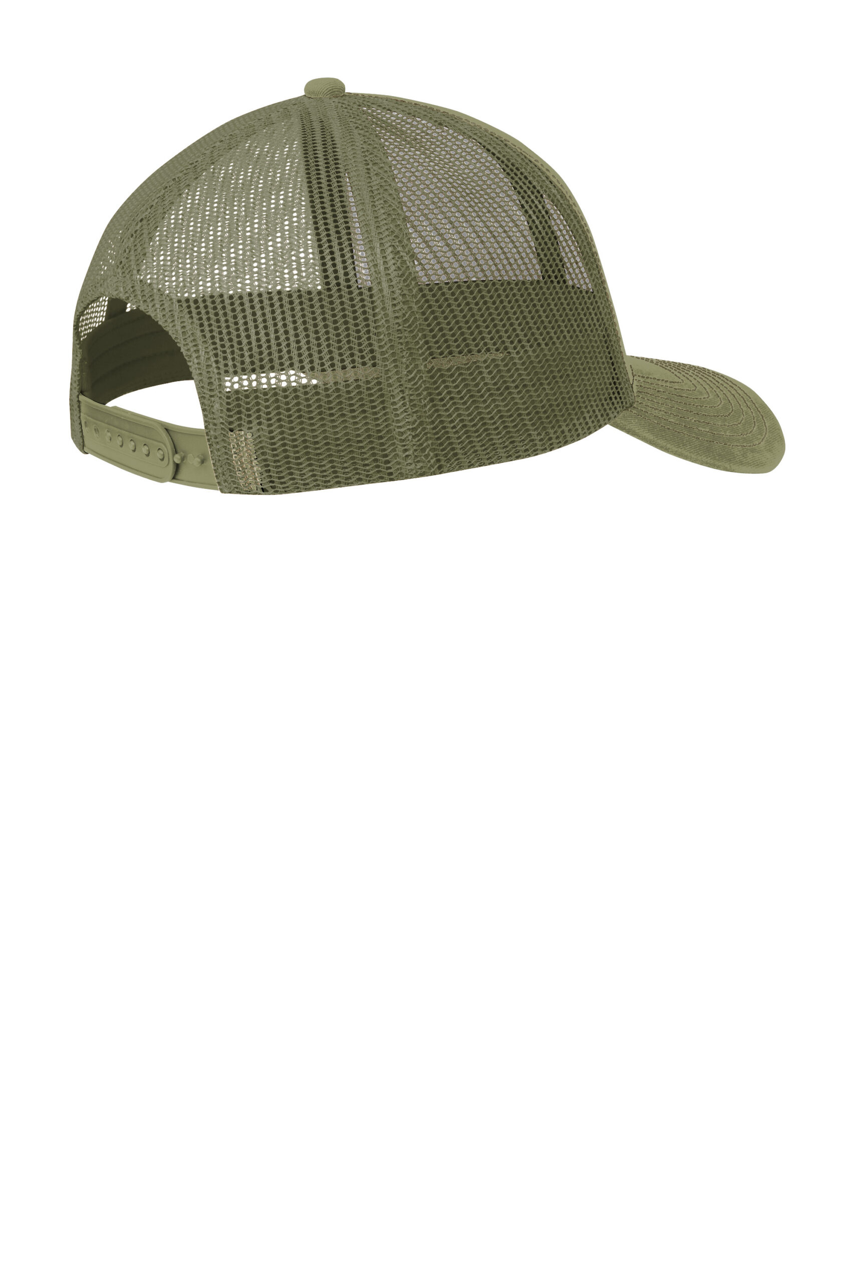 Olive Drab Green Port Authority® Snapback Trucker Cap - C112