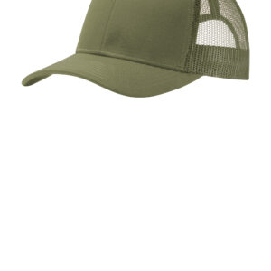 Olive Drab Green Port Authority® Snapback Trucker Cap - C112