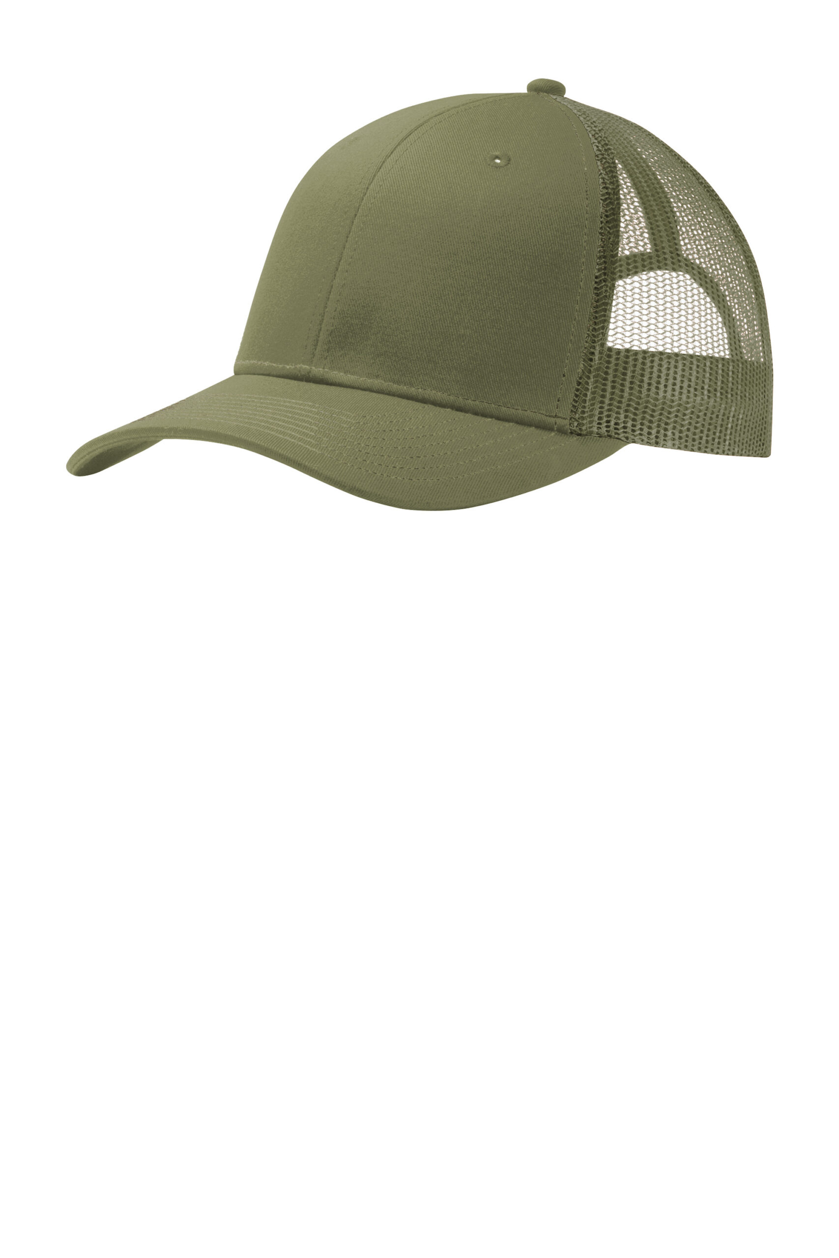 Olive Drab Green Port Authority® Snapback Trucker Cap - C112