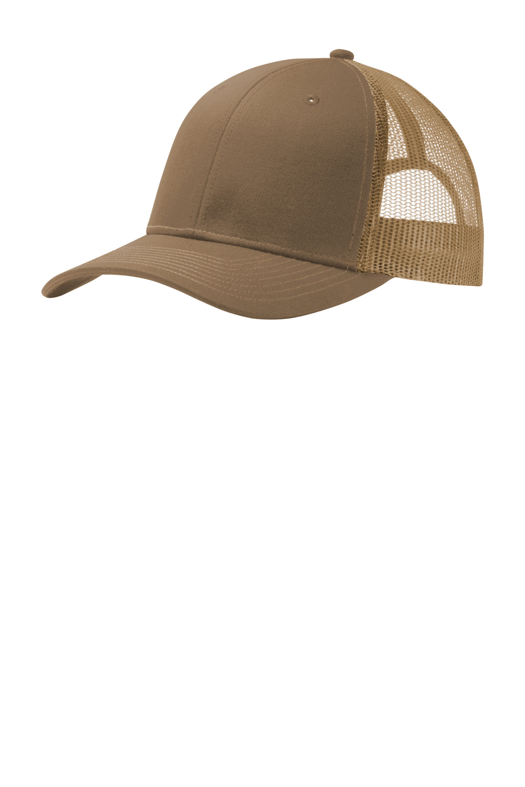 Woodland Brown Port Authority® Snapback Trucker Cap - C112