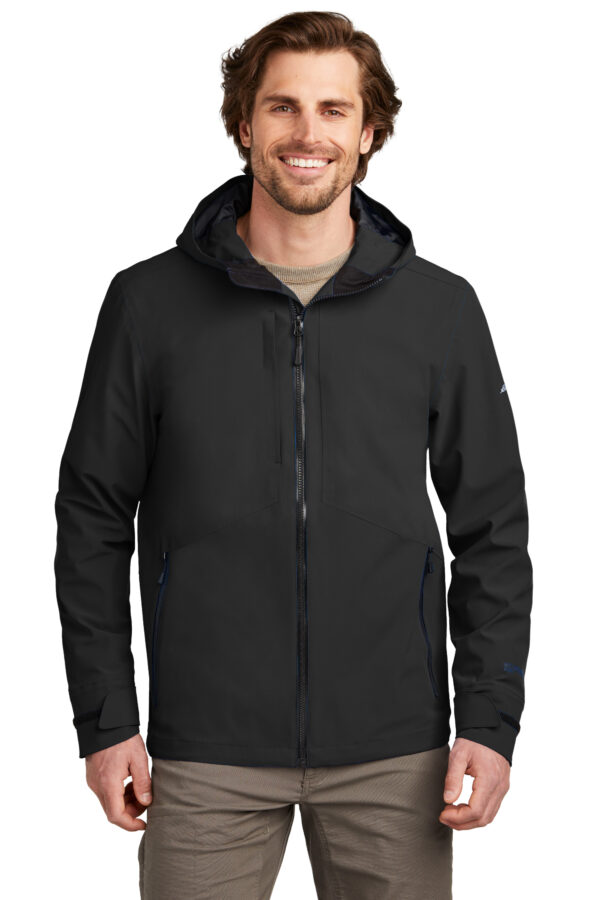 Model wearing Deep Black Eddie Bauer ® WeatherEdge ® Plus Jacket - EB560