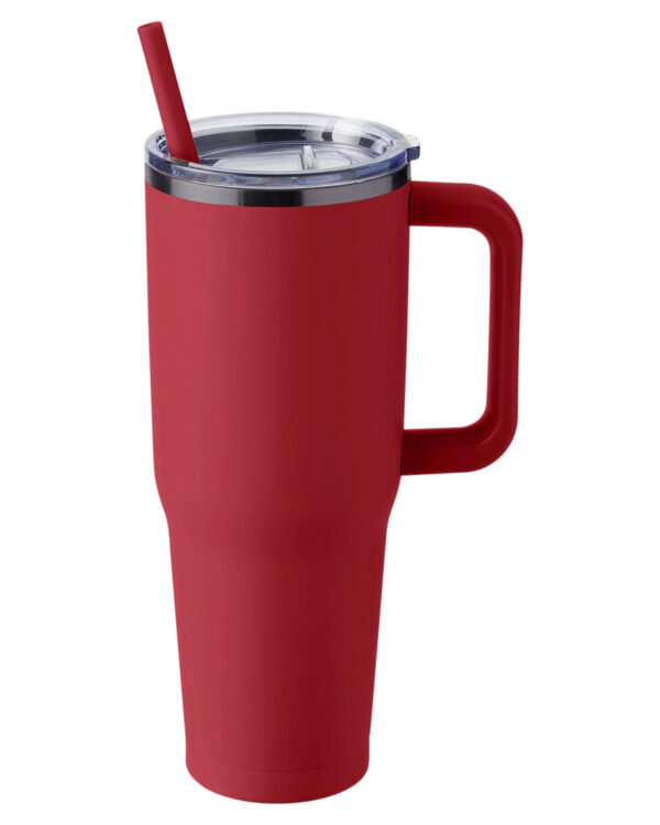 Red Harriton 40oz Vacuum Insulated Travel Tumbler - M008