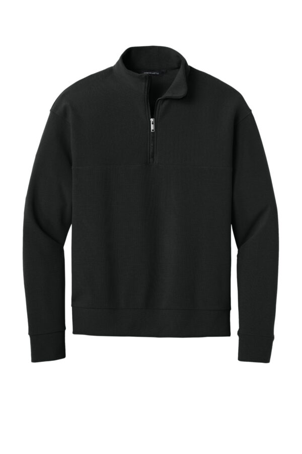 Deep Black Mercer+Mettle® Linear Texture 1/4-Zip