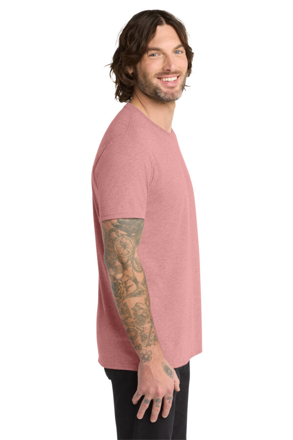 Model wearing vintage rose Allmade® Unisex Tri-Blend Tee - AL2004