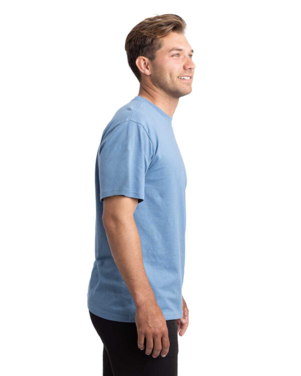 Model wearing Elemental Blue econscious Unisex Reclaimist Vibes T-Shirt - EC1070