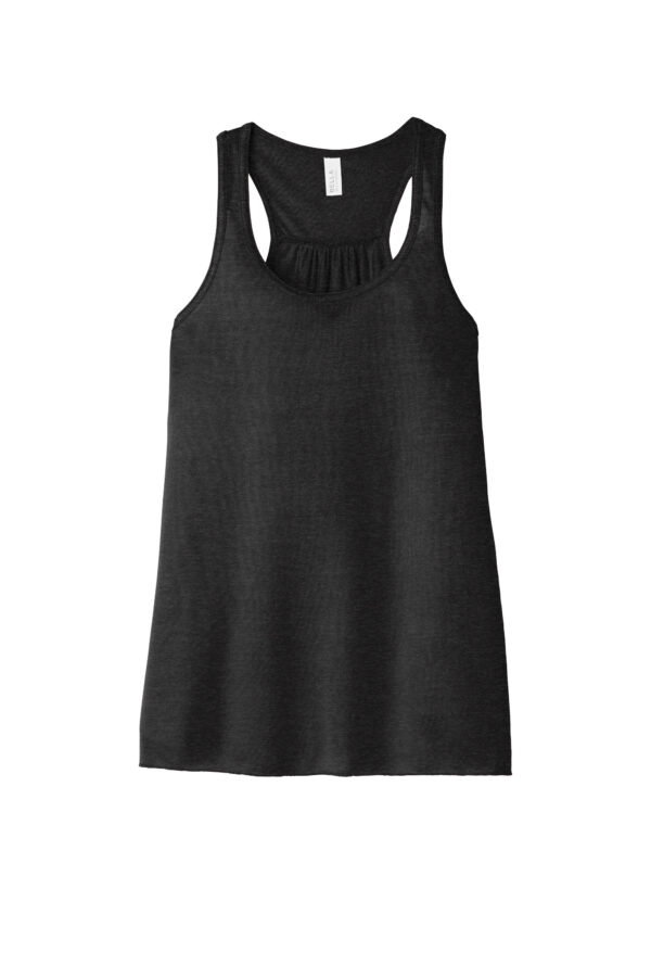 Black Heather BELLA+CANVAS ® Women’s Flowy Racerback Tank - BC8800