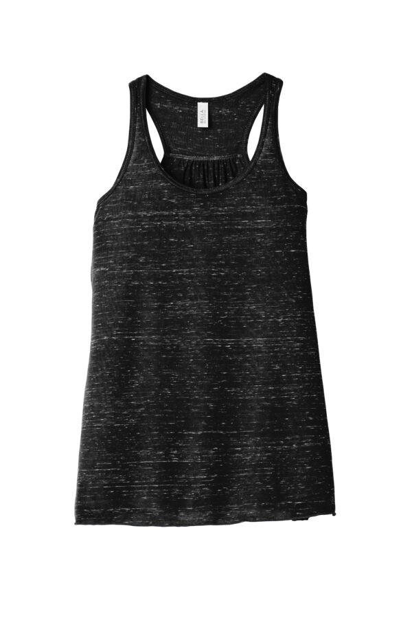 Black Marble BELLA+CANVAS ® Women’s Flowy Racerback Tank - BC8800