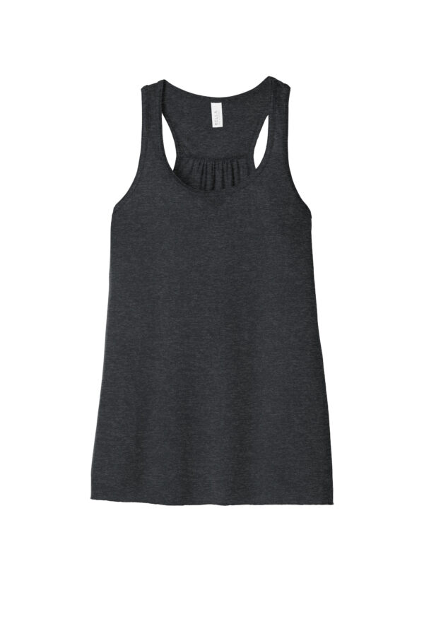 Dark Grey Heather BELLA+CANVAS ® Women’s Flowy Racerback Tank - BC8800