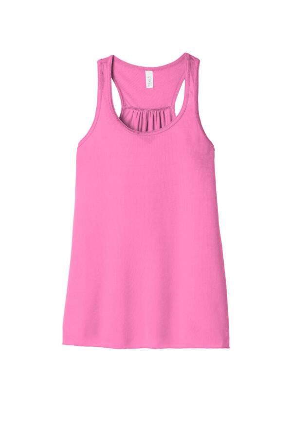Neon Pink BELLA+CANVAS ® Women’s Flowy Racerback Tank - BC8800
