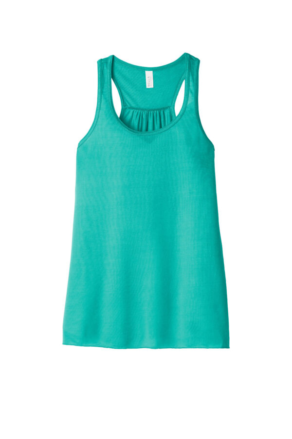 Teal BELLA+CANVAS ® Women’s Flowy Racerback Tank - BC8800