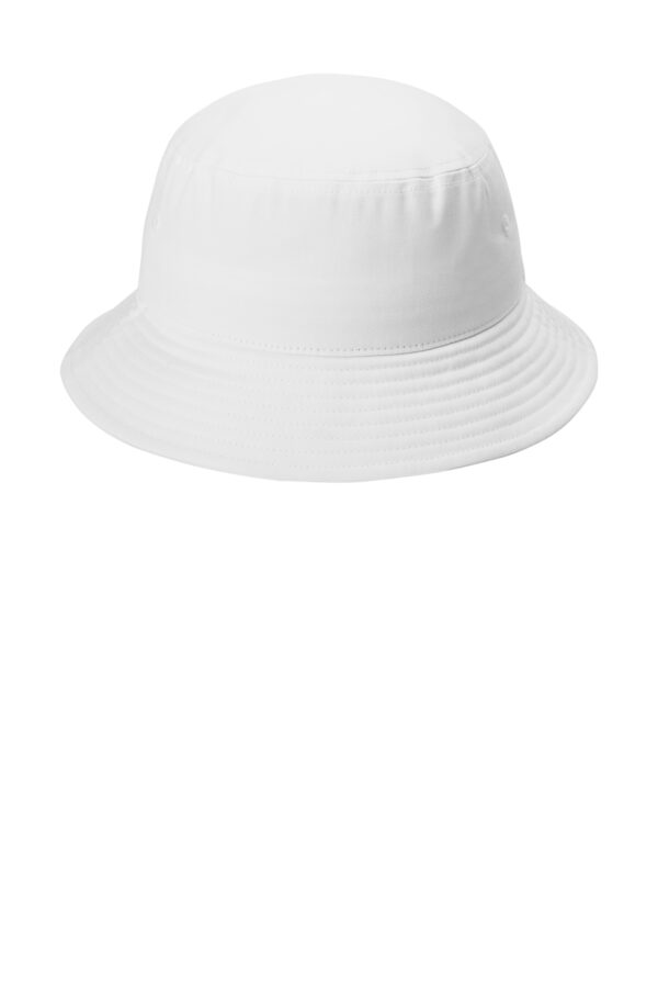 White Port Authority® Twill Classic Bucket Hat - C975