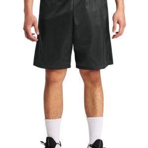 Black A4 Basketball Mesh Short - N5296
